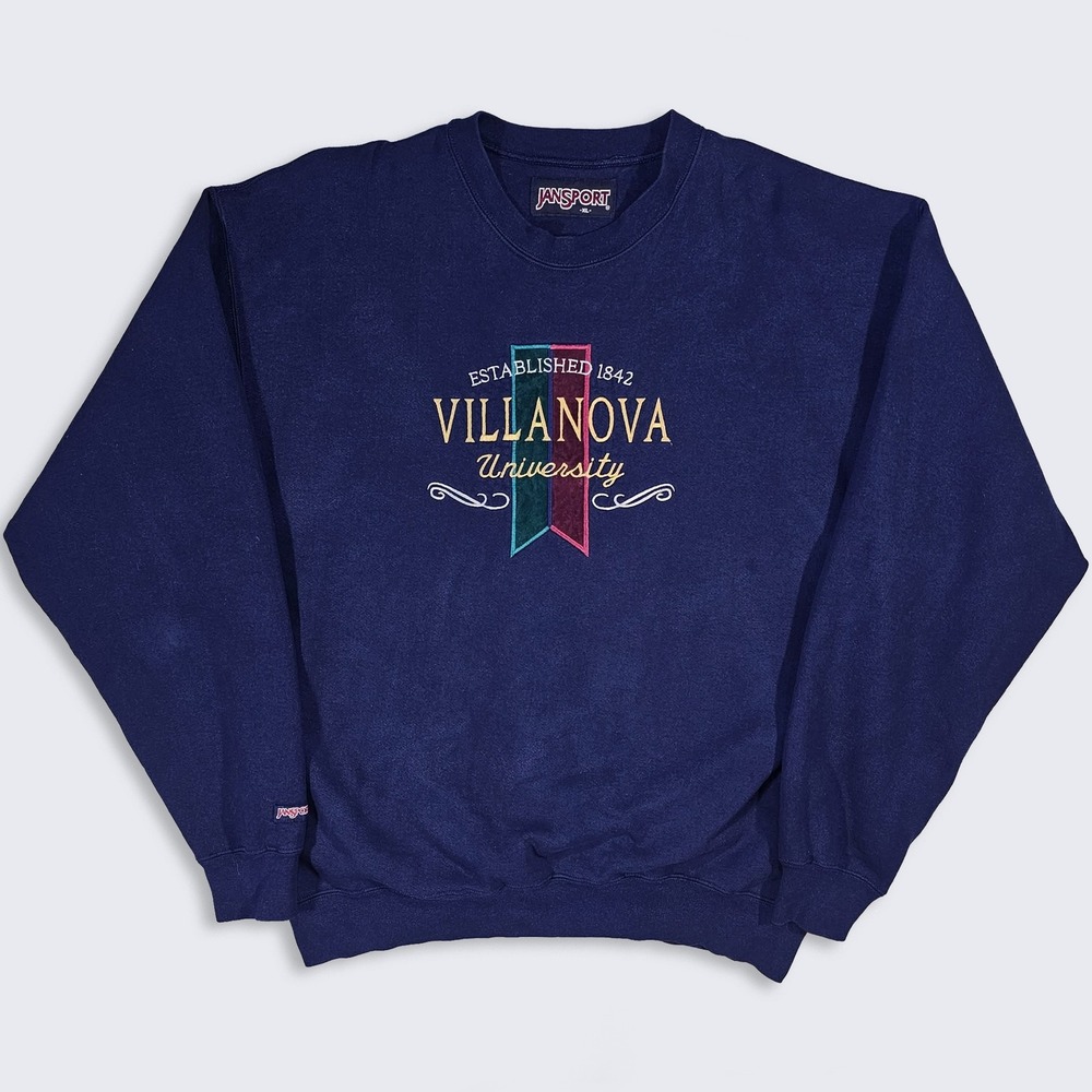 Villanova Wildcats Vintage 90s Jansport Crewneck Sweatshirt